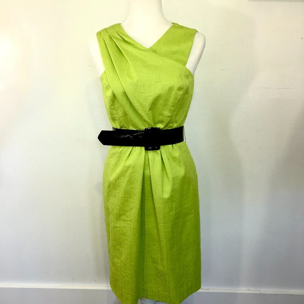 Retro Look Bigio Lime Green Dress